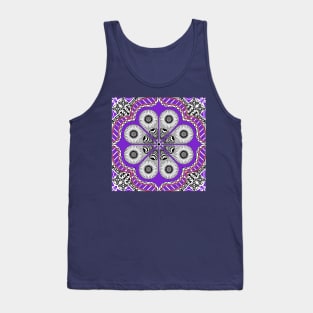 lotus flower in mandala pattern ecopop Tank Top